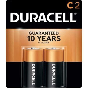 Duracell C Battery (Blister Card) - 2 Pack