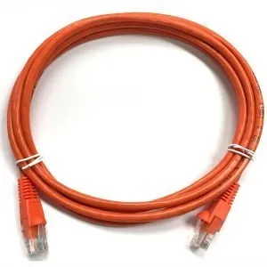 14 ft. Cross-Wired CAT6 (550MHz) UTP Ethernet Network Cable - Orange - TechCraft
