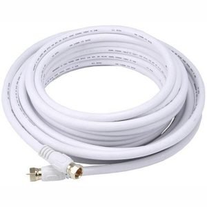 15 ft. RG6 Video Coaxial Cable - White
