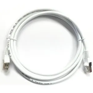 6 ft. CAT5e (350 MHz) STP Shielded Network Cable - White