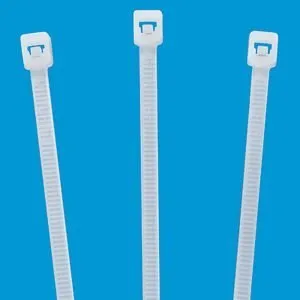 Thomas & Betts 14.5 in. Nylon Cable Zip Ties - 8 Pack - Holds up to 50lbs