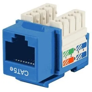 CAT5e RJ45 110 Type 90 - T568A/B - <b>Blue</b>